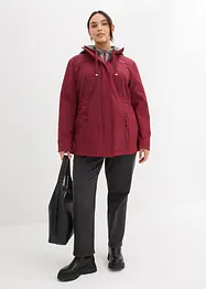 wasserabweisende Softshell-Longjacke, 2 in 1-Optik, bonprix