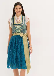 Dirndl mit Pailletten Schürze (2-tlg.Set), bonprix