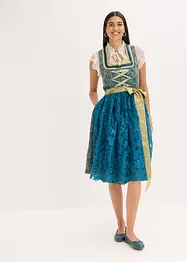 Dirndl mit Pailletten Schürze (2-tlg.Set), bonprix