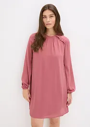 Minikleid aus Chiffon mit Rüschen, bonprix