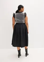 Dirndl mit Samt in Midilänge (2-tlg.Set), bonprix