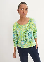 Shirt, 3/4-Arm aus reiner Bio-Baumwolle, bonprix