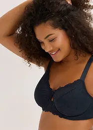 Soutien-gorge en polyamide brillant avec dentelle, bonprix