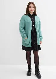 Gilet long en maille, bonprix