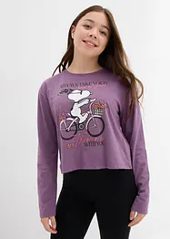 T-shirt manches longues Snoopy 100% coton, Peanuts