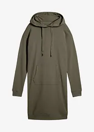Robe sweat à capuche en coton, bonprix