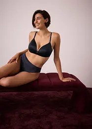 Lot de 2 strings taille haute en matière brillante, bonprix