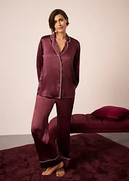 Pyjama tissé en satin, bonprix