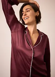 Pyjama tissé en satin, bonprix