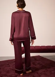 Pyjama tissé en satin, bonprix