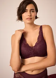 Soutien-gorge à coques avec dentelle, bretelles rembourrées, bonprix