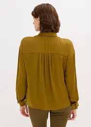 Hemdbluse aus fließendem Satin, bonprix