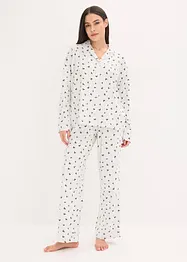 Oversized Pyjama mit Knopfleiste, bonprix