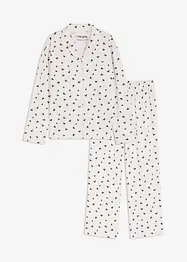Oversized Pyjama mit Knopfleiste, bonprix
