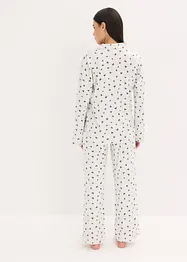 Oversized Pyjama mit Knopfleiste, bonprix