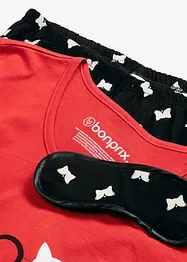 Pyjama mit Schlafmaske, bonprix