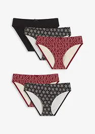 Damen Slip mit Baumwolle (5er Pack), bonprix