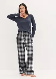 Gewebte Pyjamahose aus Flanell, bonprix