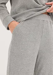Loungewear Hausanzug aus weicher Rippe, oversized, bonprix