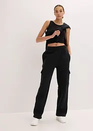 Thermo Funktions-Jogginghose mit weitem Bein, schnelltrocknend, bonprix