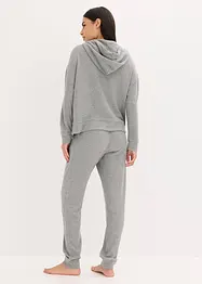 Loungewear Hausanzug aus weicher Rippe, oversized, bonprix