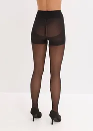 Semitransparente Strumpfhose mit Komfortbündchen + leichte Kompression, 30 DEN, bonprix