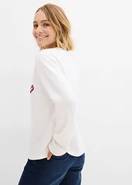 Langarmshirt aus reiner Baumwolle, bonprix
