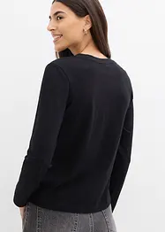 Langarmshirt aus purer Baumwolle, bonprix