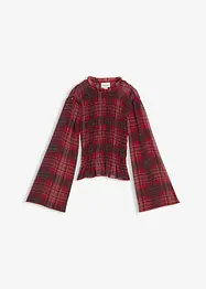 Blusenshirt mit Smokeinsatz, bonprix