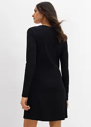 Rippkleid aus elastischem Baumwoll-Mix, bonprix
