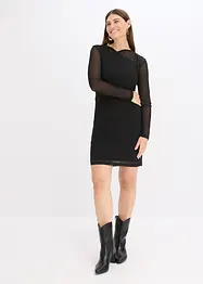 Jerseykleid aus Mesh, bonprix