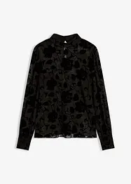 Langarmshirt mit leichter Transparenz, bonprix