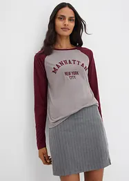 Langarmshirt aus Jersey, bonprix