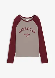 Langarmshirt aus Jersey, bonprix