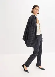 Satinbluse mit abnehmbarer Krawatte (2-tlg.), bonprix