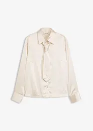 Satinbluse mit abnehmbarer Krawatte (2-tlg.), bonprix