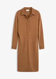 Robe-chemise en jersey milano, bonprix