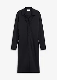 Hemdblusenkleid aus Punto di Roma, bonprix