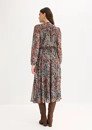 Paisleykleid aus Chiffon, bonprix