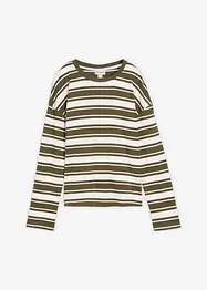 Oversize Langarmshirt aus reiner Baumwolle, bonprix