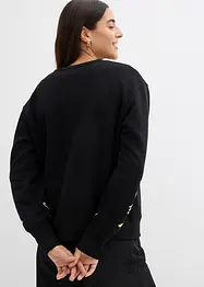 Sweat en coton mélangé, bonprix