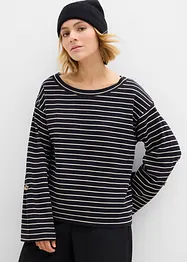 Oversize-Sweatshirt aus reiner Baumwolle, bonprix