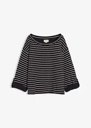 Oversize-Sweatshirt aus reiner Baumwolle, bonprix
