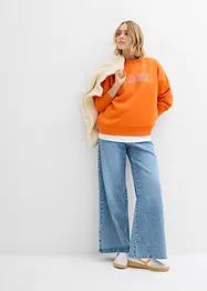 Oversize-Sweatshirt aus Baumwoll-Mix, bonprix