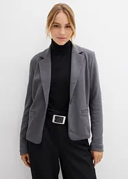 Sweatblazer mit fließender Viskose, bonprix
