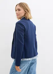 Sweatblazer mit fließender Viskose, bonprix