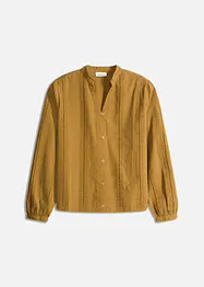 Bluse aus Baumwolle mit Spitzen-Details, bonprix