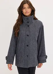 Caban long, aspect laine, bonprix