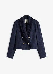 Bouclé-Blazer mit dekorativen Knöpfen, bonprix