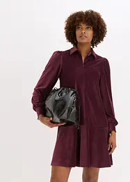 Robe courte en velours côtelé, bonprix
